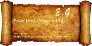 Eperjesi Graciella névjegykártya